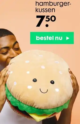 HEMA Hamburgerkussen aanbieding