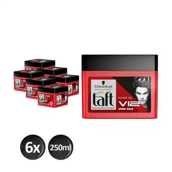 Wehkamp Schwarzkopf taft styling v12 power gel cube - 6... aanbieding