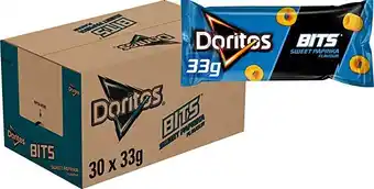 Amazon Doritos bits sweet paprika chips, doos 30 x 33 g aanbieding