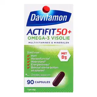 Bol.com Davitamon actifit 50+ omega3 visolie - multivit... aanbieding
