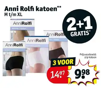 Kruidvat Anni Rolfi katoen M t/m XL aanbieding