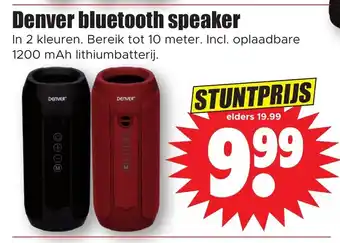 Dirk Denver bluetooth speaker aanbieding