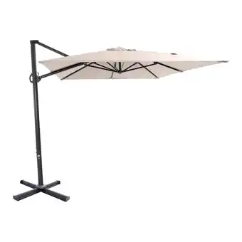 fonQ Sorara roma zweefparasol 300 x 200 cm aanbieding