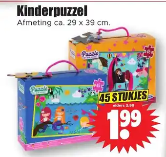 Dirk Kinderpuzzel 29x39CM aanbieding