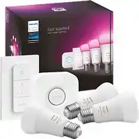 MediaMarkt Philips hue starterkit waca e27 1100lm aanbieding