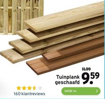 GAMMA Tuinplank geschaafd aanbieding