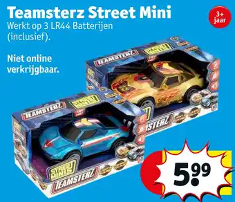 Kruidvat Teamsterz street mini aanbieding