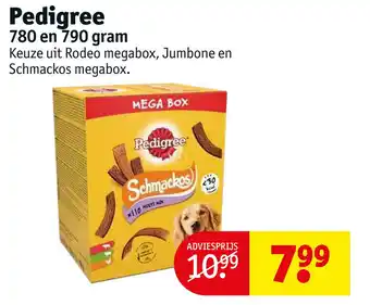 Kruidvat Pedigree 780 en 790 gram aanbieding