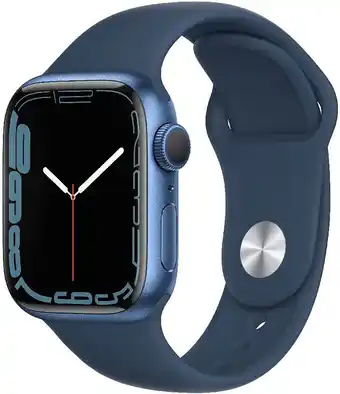 Rebuy Apple watch series 7 41 mm kast van blauw alumi... aanbieding