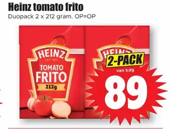 Dirk Heinz tomato frito 2 x 212g aanbieding