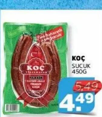 Sahan Supermarkten Koç sucuk 450g aanbieding