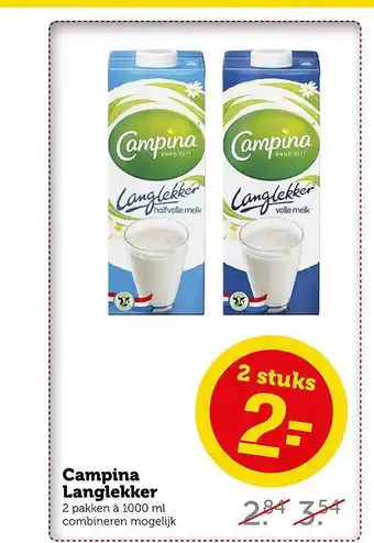 Coop Campina langlekker aanbieding