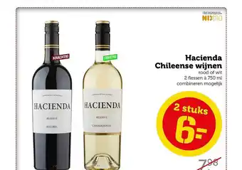 Coop Hacienda chileense wijnen aanbieding