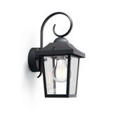 Bol.com Philips buzzard buitenwandlamp - zwart aanbieding