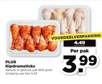 PLUS Plus kipdrumsticks aanbieding