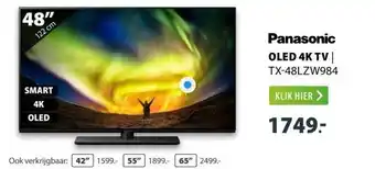 Expert Panasonic oled 4k tv tx-48lzw984 aanbieding