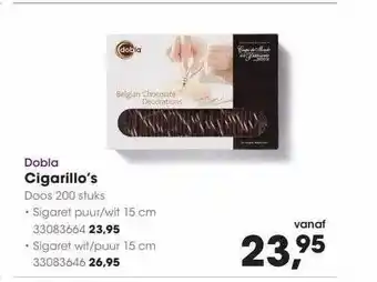 HANOS Dobla cigarillo's sigaret puur-wit of sigaret wit-puur aanbieding