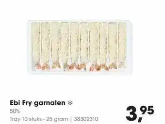 HANOS Ebi fry garnalen 50% aanbieding