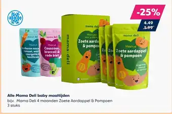 Flink Mama Deli baby maaltijden aanbieding