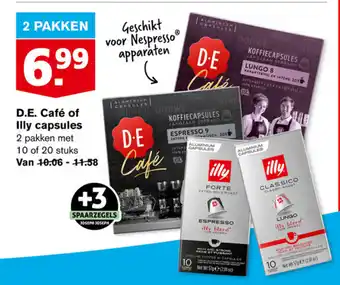 Hoogvliet D.E. Cafe of Illy capsules aanbieding