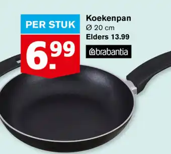 Hoogvliet Brabantia Koekenpan 20 cm aanbieding