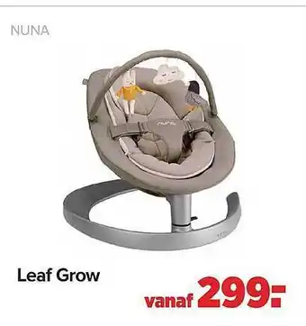 Baby-Dump Nuna leaf grow wipstoel aanbieding