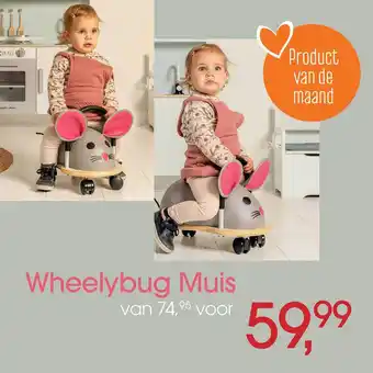 Babyplanet Wheelybug muis aanbieding