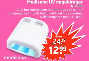 Trekpleister Medisana UV nageldroger aanbieding