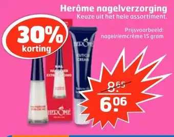 Trekpleister Herôme nagelverzorging aanbieding