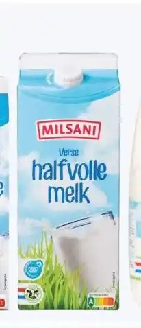 ALDI Milsani halfvolle melk aanbieding