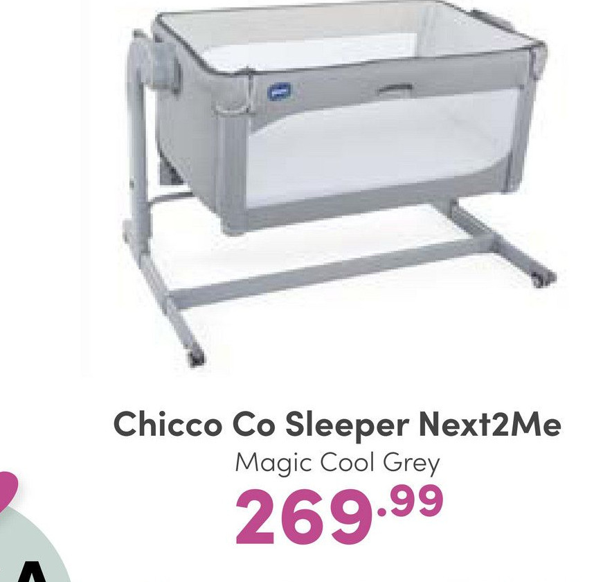 Chicco co sleeper next2me aanbieding bij Baby & Tiener