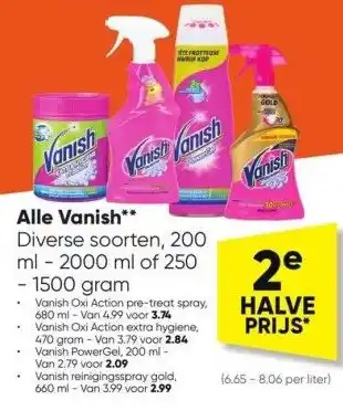 Big Bazar Alle vanish aanbieding