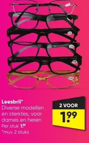 Big Bazar Leesbril* aanbieding