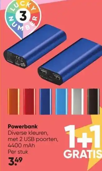 Big Bazar Powerbank aanbieding