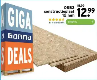 GAMMA Constructieplaat aanbieding