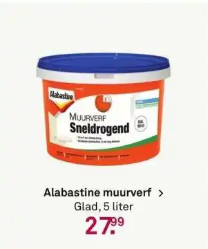 Karwei Alabastine muurverf aanbieding