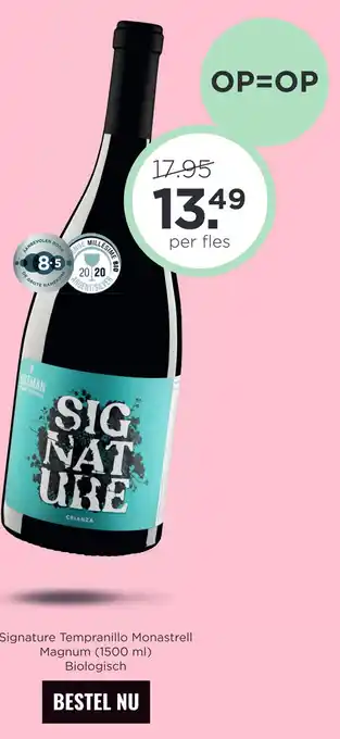 Neleman Organic wine Signature tempranillo monastrell magnum (1500 ml) biologisch aanbieding