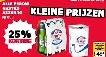 MCD Supermarkt Alle peroni nastro azzurro aanbieding