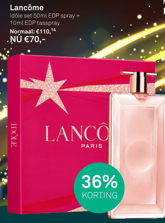 Mooi parfumerie Lancôme aanbieding