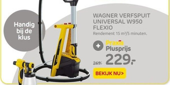 Praxis Wagner verfspuit universal w950 flexio aanbieding