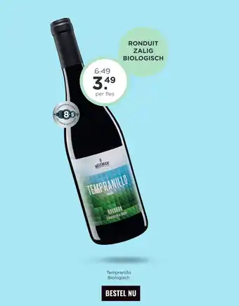 Neleman Organic wine Tempranillo biologisch aanbieding