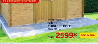 Praxis Solid tuinhuis dole aanbieding