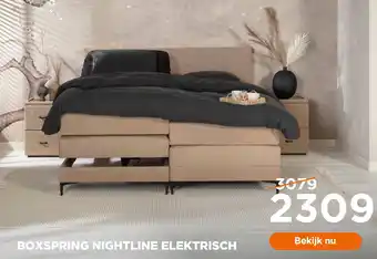 TotaalBED Boxspring nightline elektrisch aanbieding