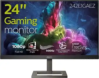 Amazon Philips 242e1gaez gaming-monitor, 60 cm (23,8 i... aanbieding