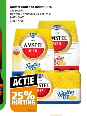 Poiesz Amstel radler of radler 0.0% aanbieding