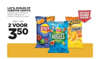 Jumbo Lay's Bugles of Cheetos Chipito aanbieding