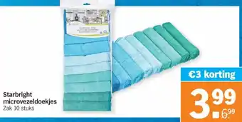 Albert Heijn Starbright microvezeldoekjes 10 st aanbieding
