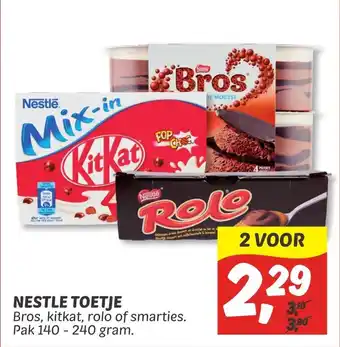 Dekamarkt Nestle toetje 140-240g aanbieding