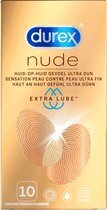 Bol.com Durex condooms nude - extra lube - 10 stuks aanbieding