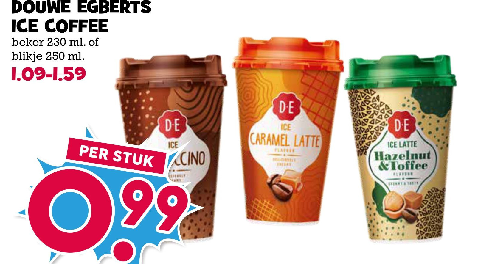 Douwe egberts ice coffee aanbieding bij Boon`s Markt